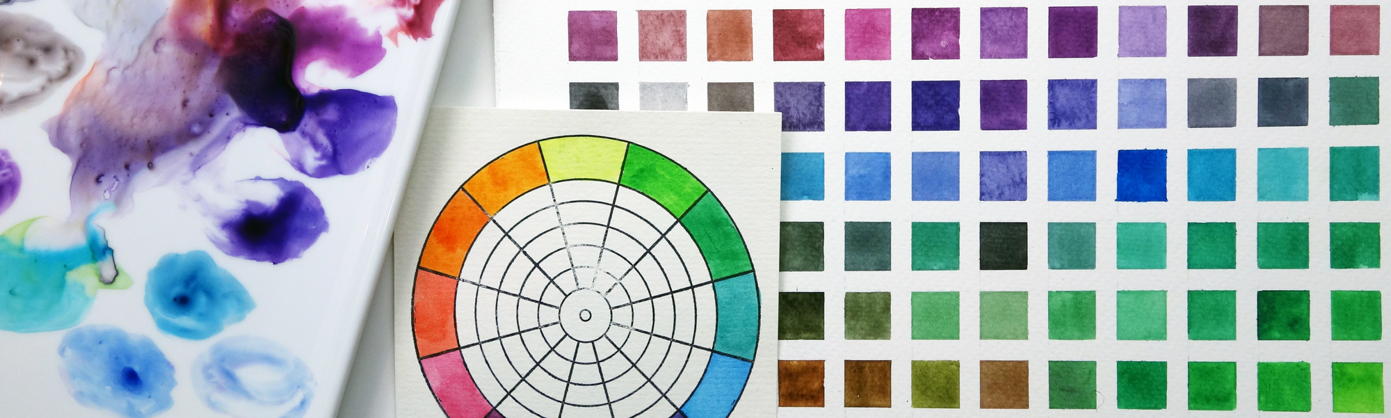 Nuancier couleurs aquarelle